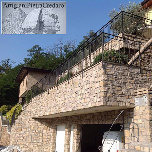Rivestimento pietra esterno Lombardia